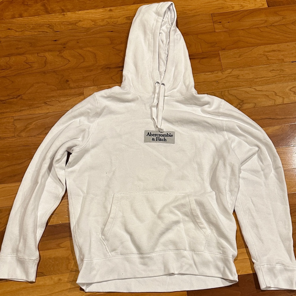 Abercrombie & Fitch Classic White Hoodie